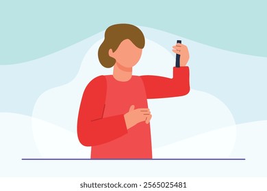 Mobile smart phones Concept. Colored flat vector illustration isolated.