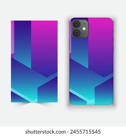 Mobile and smartphone cover and cage design with multiple color and design against white background 