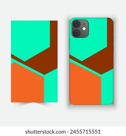 Mobile and smartphone cover and cage design with multiple color and design against white background 