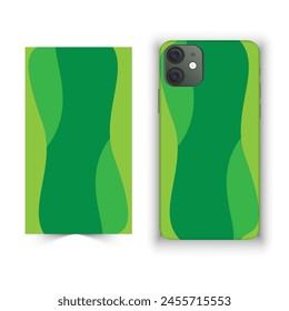 Mobile and smartphone cover and cage design with multiple color and design against white background 