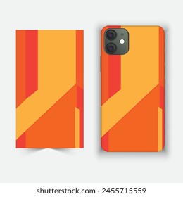 Mobile and smartphone cover and cage design with multiple color and design against white background 