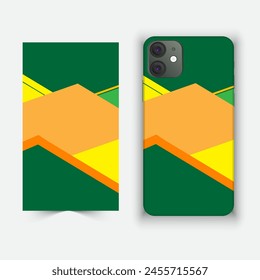 Mobile and smartphone cover and cage design with multiple color and design against white background 