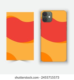 Mobile and smartphone cover and cage design with multiple color and design against white background 