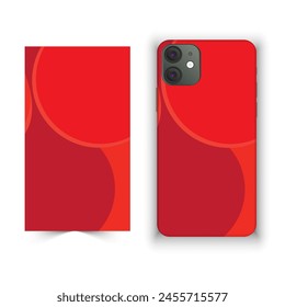 Mobile and smartphone cover and cage design with multiple color and design against white background 