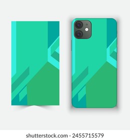 Cubierta móvil y smartphone y diseño de jaula con múltiples colores y diseño contra fondo blanco 