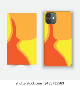 Mobile and smartphone cover and cage design with multiple color and design against white background 