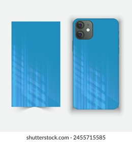 Mobile and smartphone cover and cage design with multiple color and design against white background 