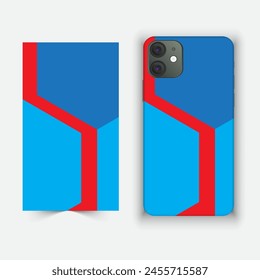 Mobile and smartphone cover and cage design with multiple color and design against white background 