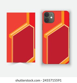 Mobile and smartphone cover and cage design with multiple color and design against white background 