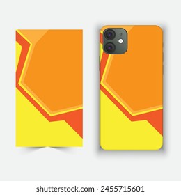 Mobile and smartphone cover and cage design with multiple color and design against white background 