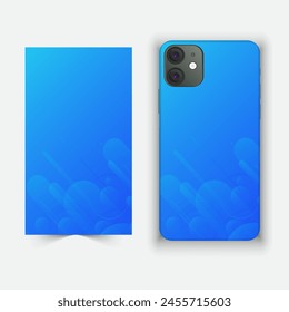 Mobile and smartphone cover and cage design with multiple color and design against white background 