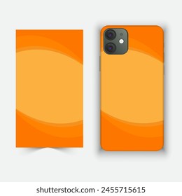 Mobile and smartphone cover and cage design with multiple color and design against white background 