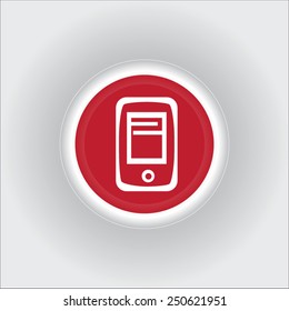 mobile smartphone icon, 