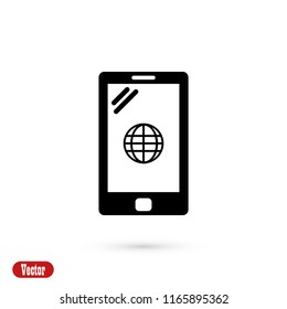 mobile smartphone icon, Vector EPS 10 illustration style