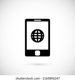 mobile smartphone icon, Vector EPS 10 illustration style