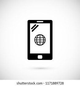 mobile smartphone icon, Vector EPS 10 illustration style