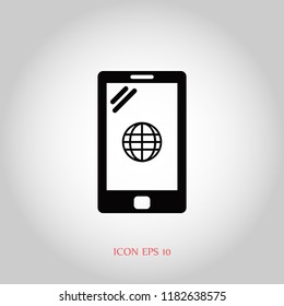 mobile smartphone icon, Vector EPS 10 illustration style