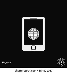 mobile smartphone icon, 

Vector EPS 10 illustration style