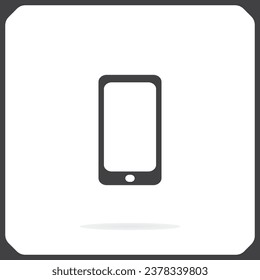 icono del smartphone móvil, ilustración vectorial. Estilo de diseño plano