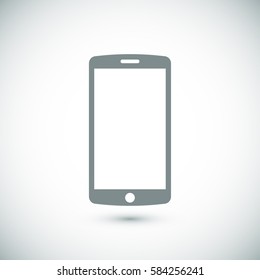 mobile smartphone icon, vector illustration. Flat design eps 10