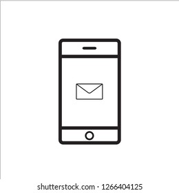mobile smartphone icon vector modern