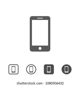 Mobile smartphone icons vector images