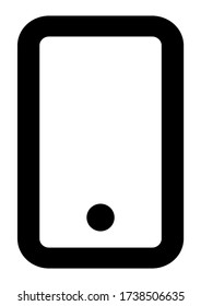 Vector de iconos aislado para smartphone móvil para web y aplicación