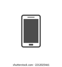 Mobile Smartphone, Phone Glyph Style Vector Icon