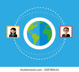 Mobile smartphone technology design, vector graphic design.