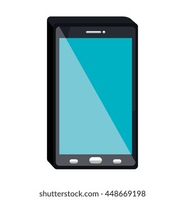 Mobile smartphone technology device, vector illustration graphic design.