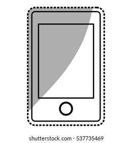 Mobile smartphone technology icon vector illustration graphic design