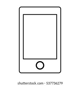 Mobile smartphone technology icon vector illustration graphic design