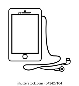 Mobile smartphone technology icon vector illustration graphic