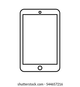 Mobile smartphone technology icon vector illustration graphic design