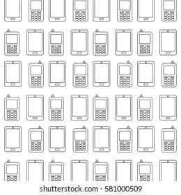 Mobile smartphone technology icon vector illustration graphic design