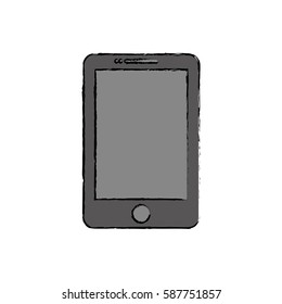 Mobile smartphone technology icon vector illustration graphic design