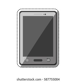 Mobile smartphone technology icon vector illustration graphic design