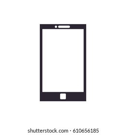 Mobile smartphone technology vector illustration graphic design