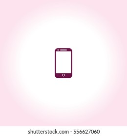 Mobile Smartphone Vector Icon.