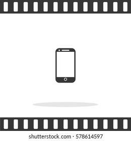 Mobile Smartphone Vector Icon.