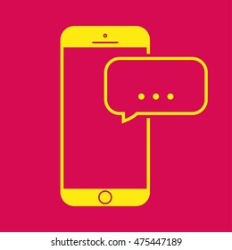 Mobile SMS Icon