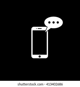 mobile and sms icon vector illustration EPS 10