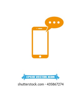 mobile and sms icon vector illustration eps10