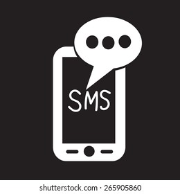 Mobile sms text message mail icon