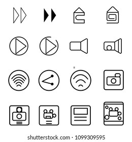 Mobile social icon