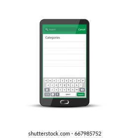 Mobile social network. Vector illustration