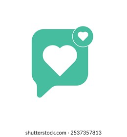 Mobile social vector set icon mint