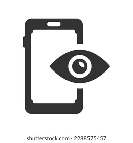 Mobile spy icon, Vector Graphics