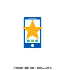 Mobile Star Logo Icon Design