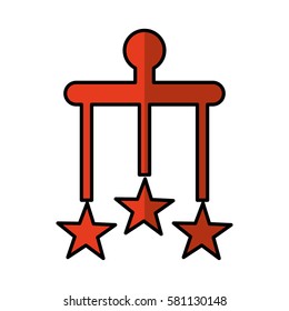 Mobile with stars icon